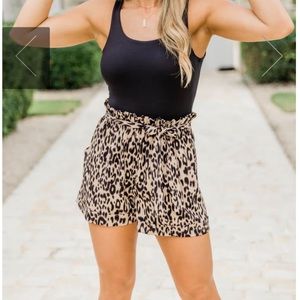 Animal Print Shorts